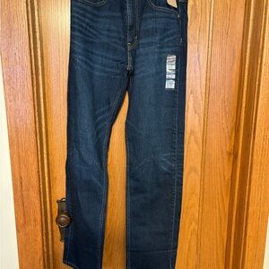 Levi's Dark Blue Straight Jeans for Men